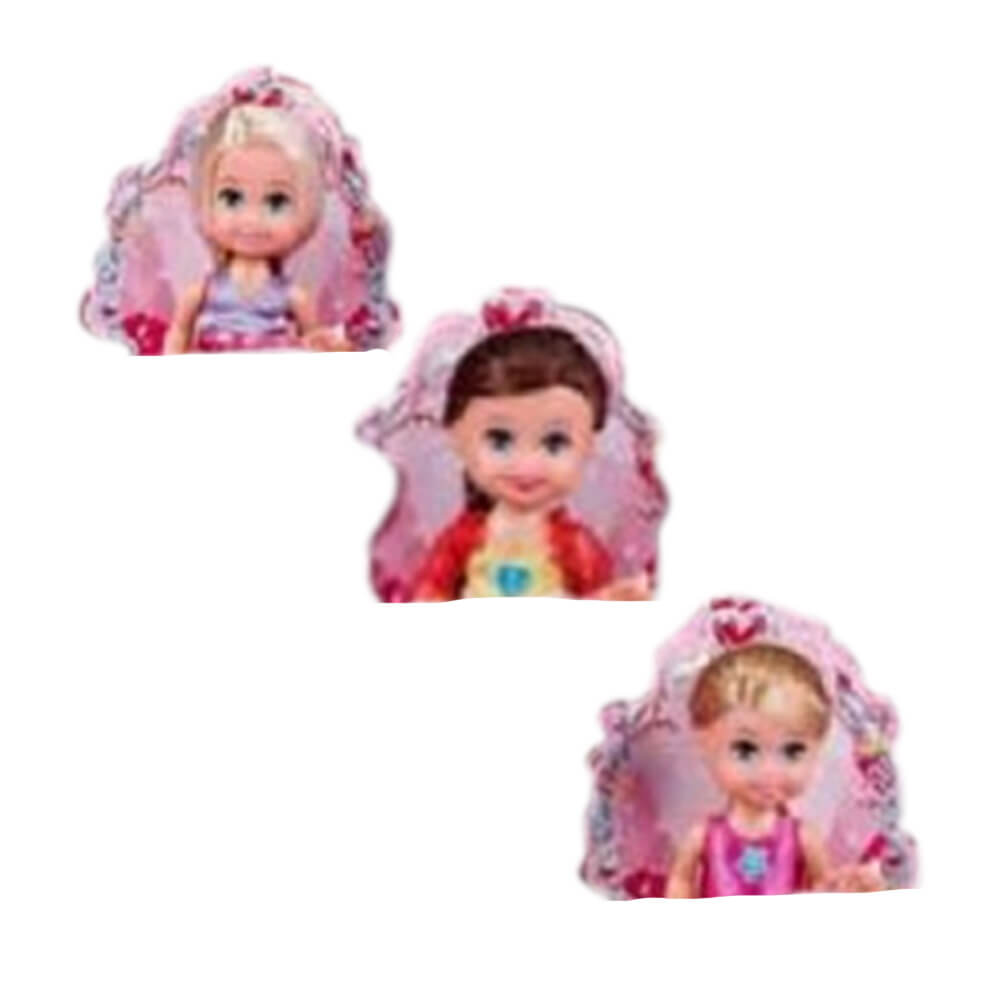 Sparkle Girlz 4,5 "Cupcake Doll Assorted (1pc Random Style)