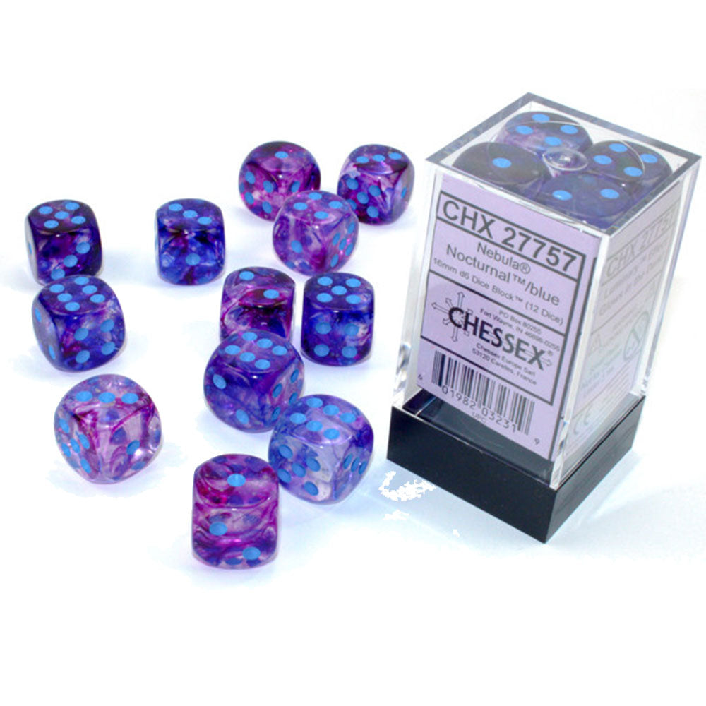 Nebulosa chessEx 16mm D6 DICE BLOCO