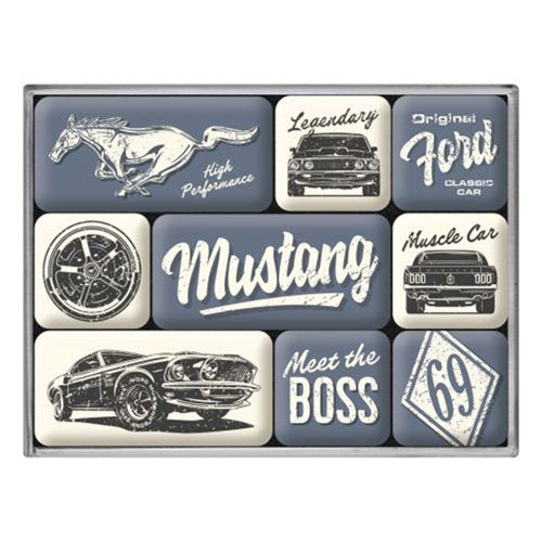 Nostalgic-Art 9-Piece Magnet Set Ford