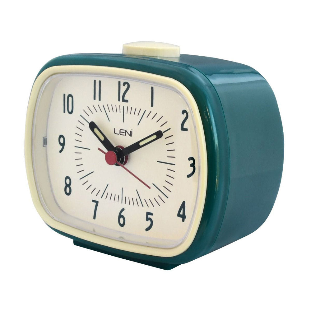 Leni Retro Bedside Desk Alarm Clock