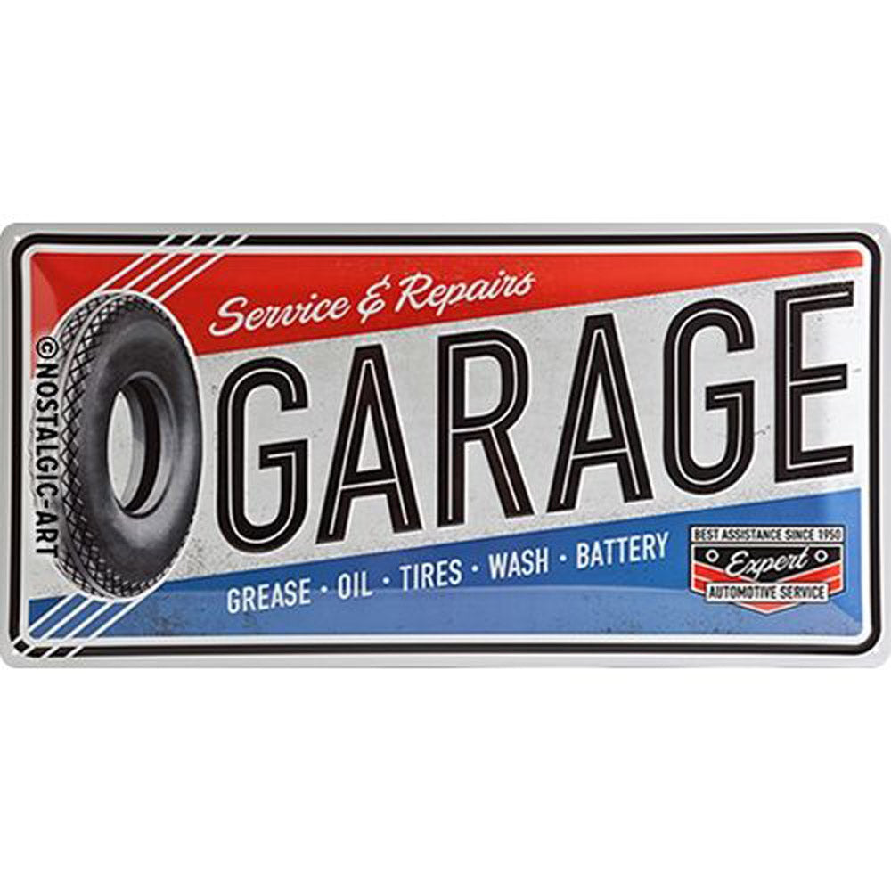 Nostalgic-Art Garage Long Sign (25x50cm)