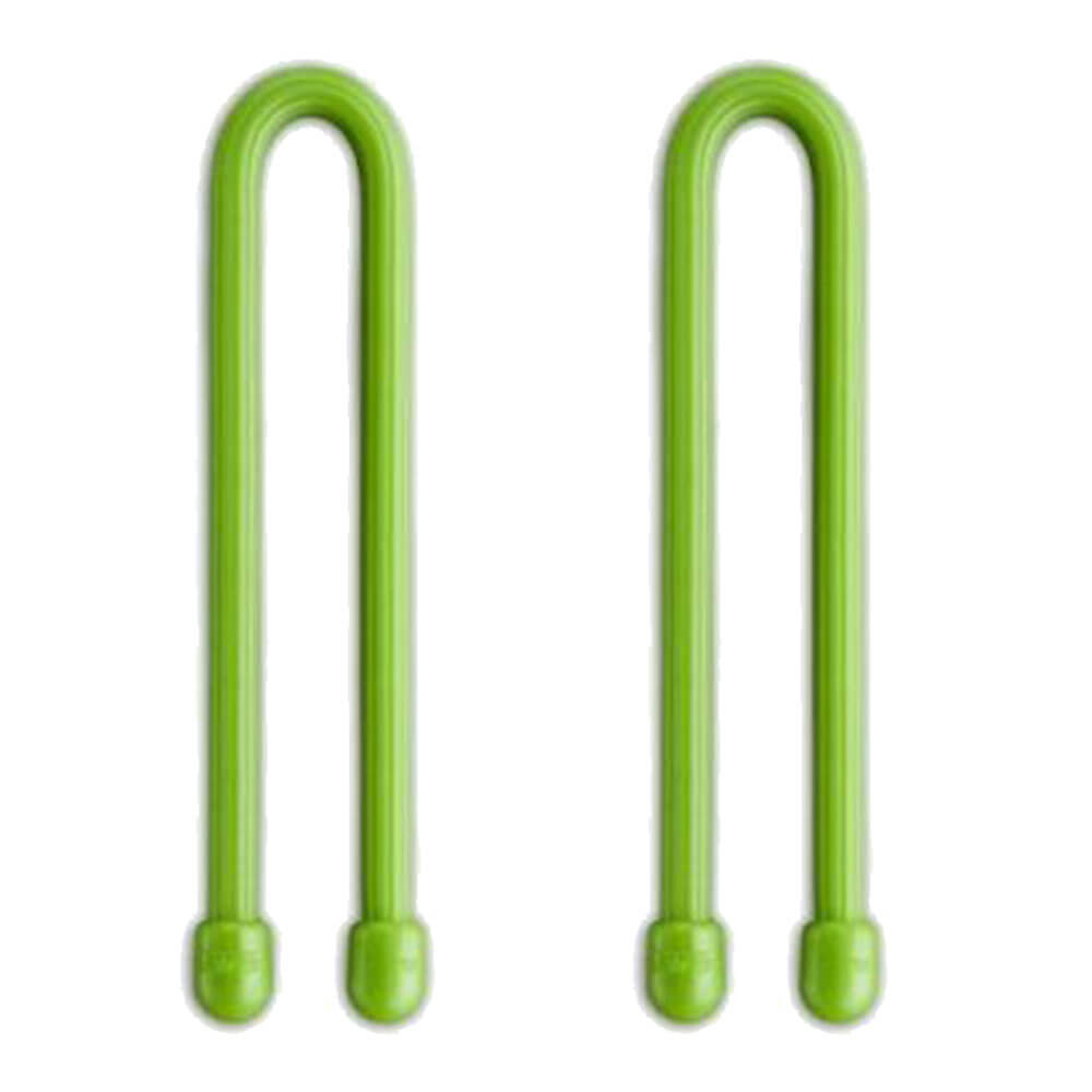 Gear Tie gjenbrukbar gummi Twist Tie 6 "(2pk)