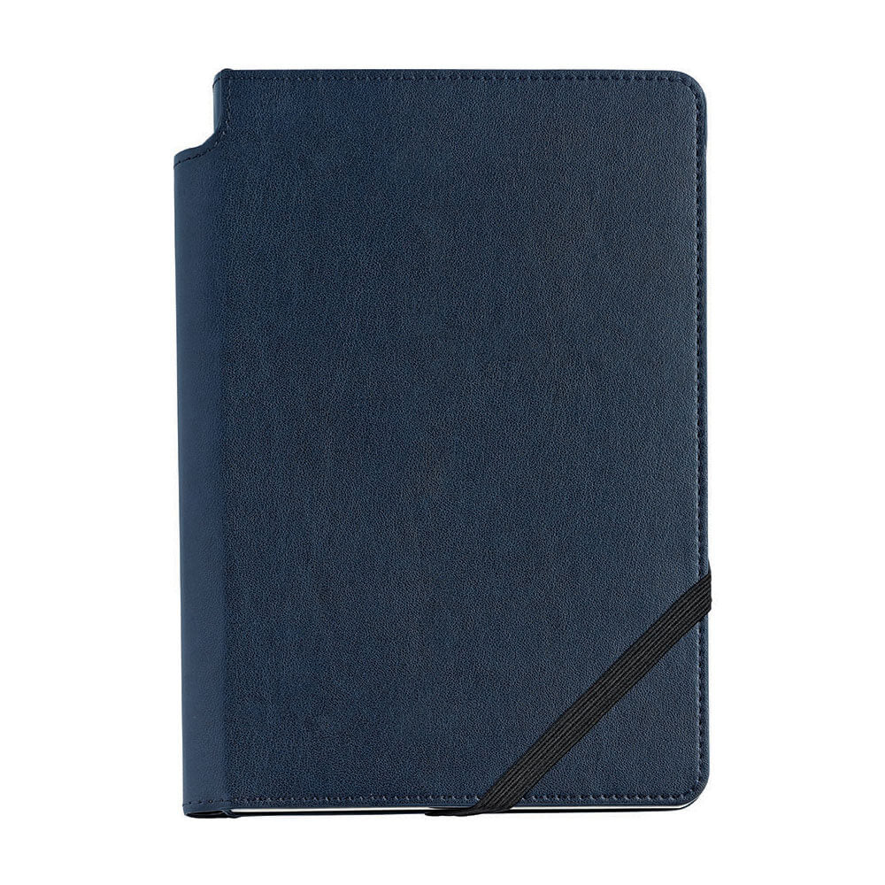 Cross Medium Stipped Leather Journal (blauw)