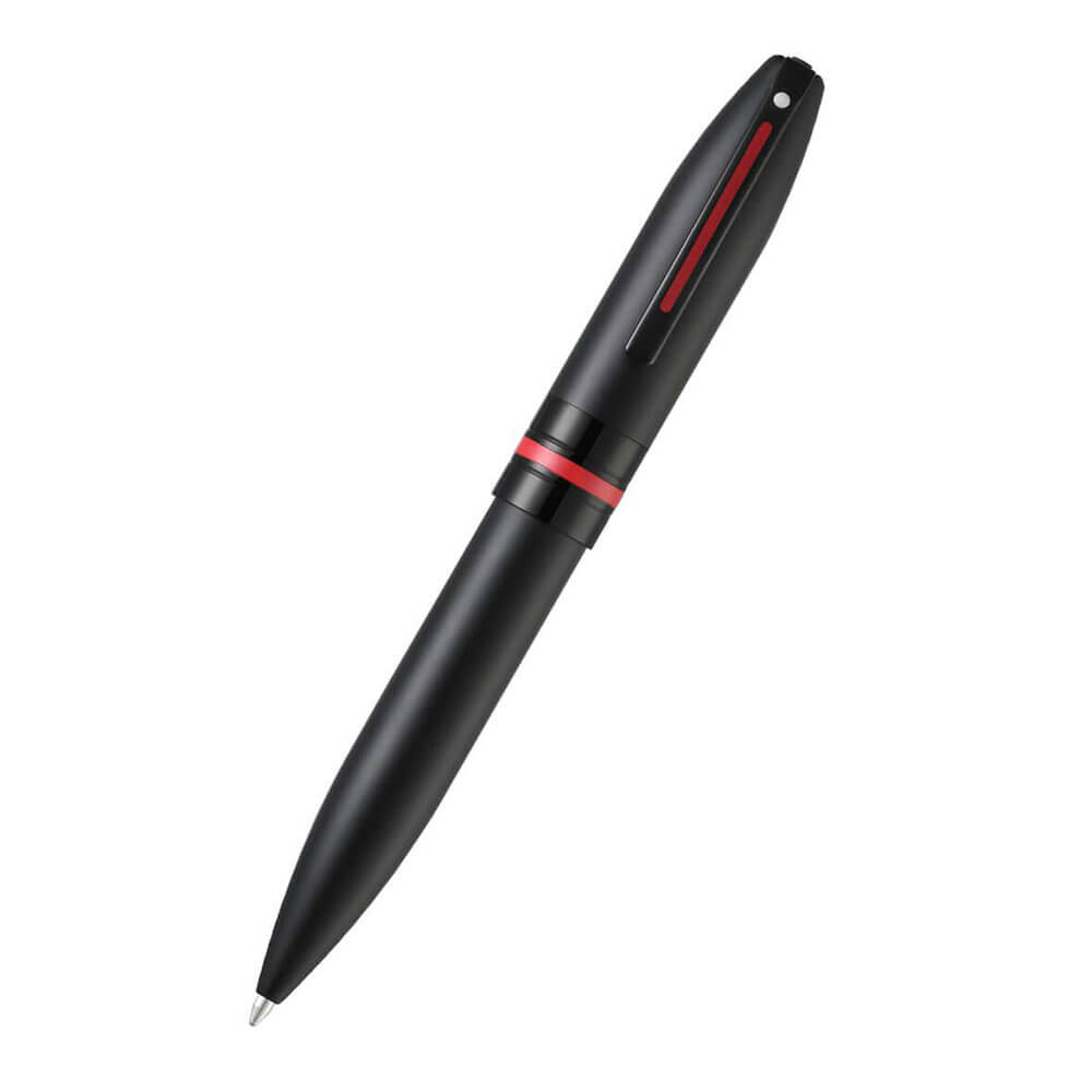 Pen de bolígrafo ícono con moldura de PVD negro brillante