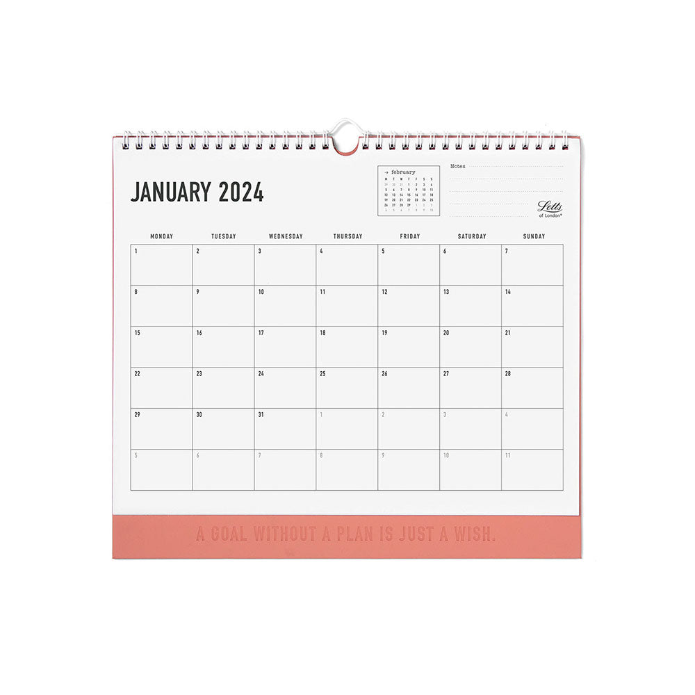 Letts 2024 Conscious Wall Calendar