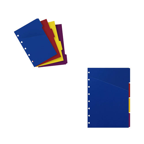 Filofax Notebook Colour Index 4pk