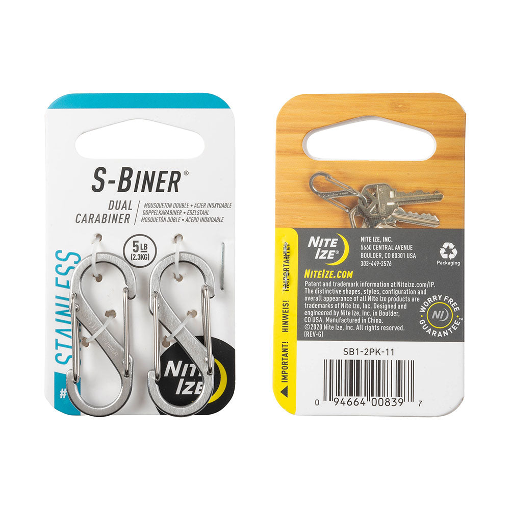 Nite ize s-biner tamaño 1 2pk