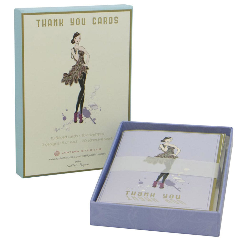 Lantern Studios Nelly Ryan Thank You Card Set