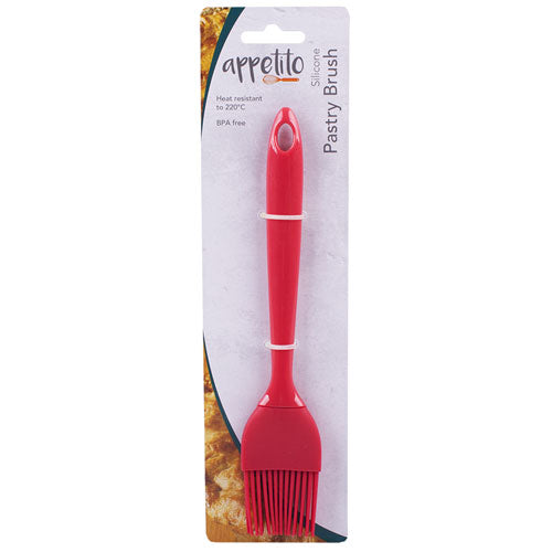 Appetito Silicone Pastry Brush 19cm (Red)