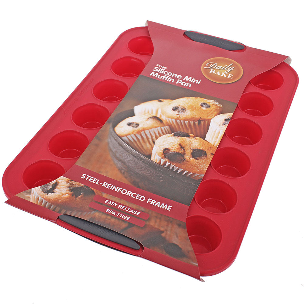 Silicona de hornear diariamente Mini Muffin Pan de muffins