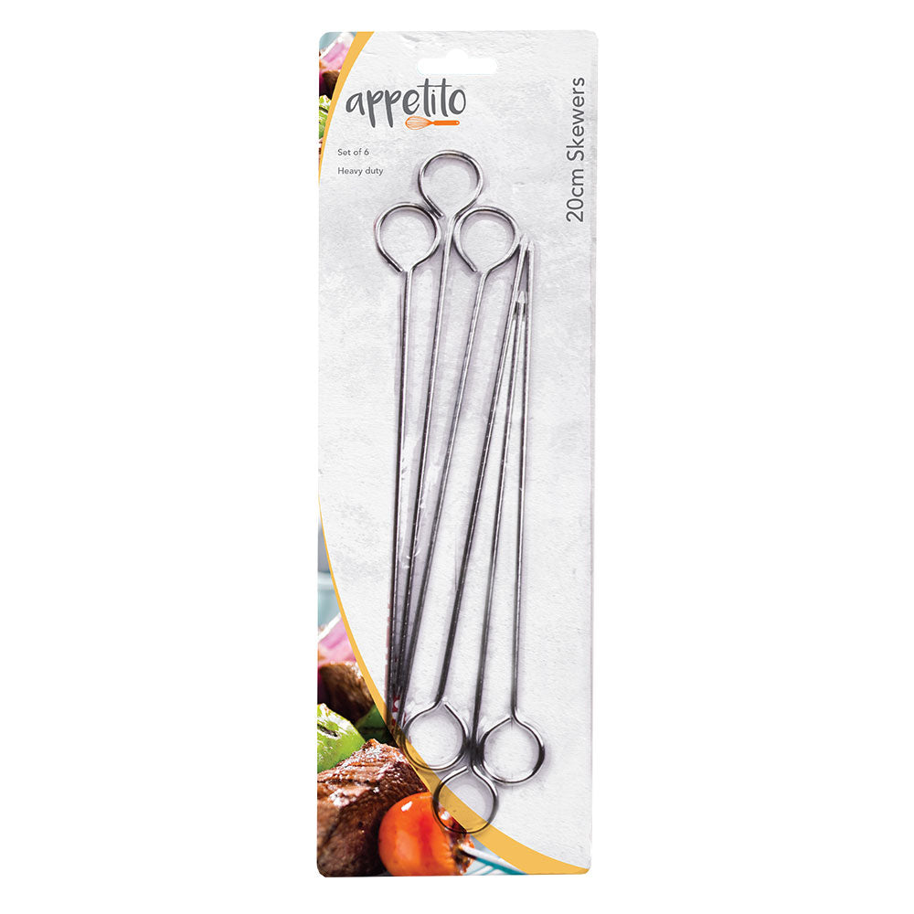 Brochetas Aperitmo Chrome (conjunto de 6)