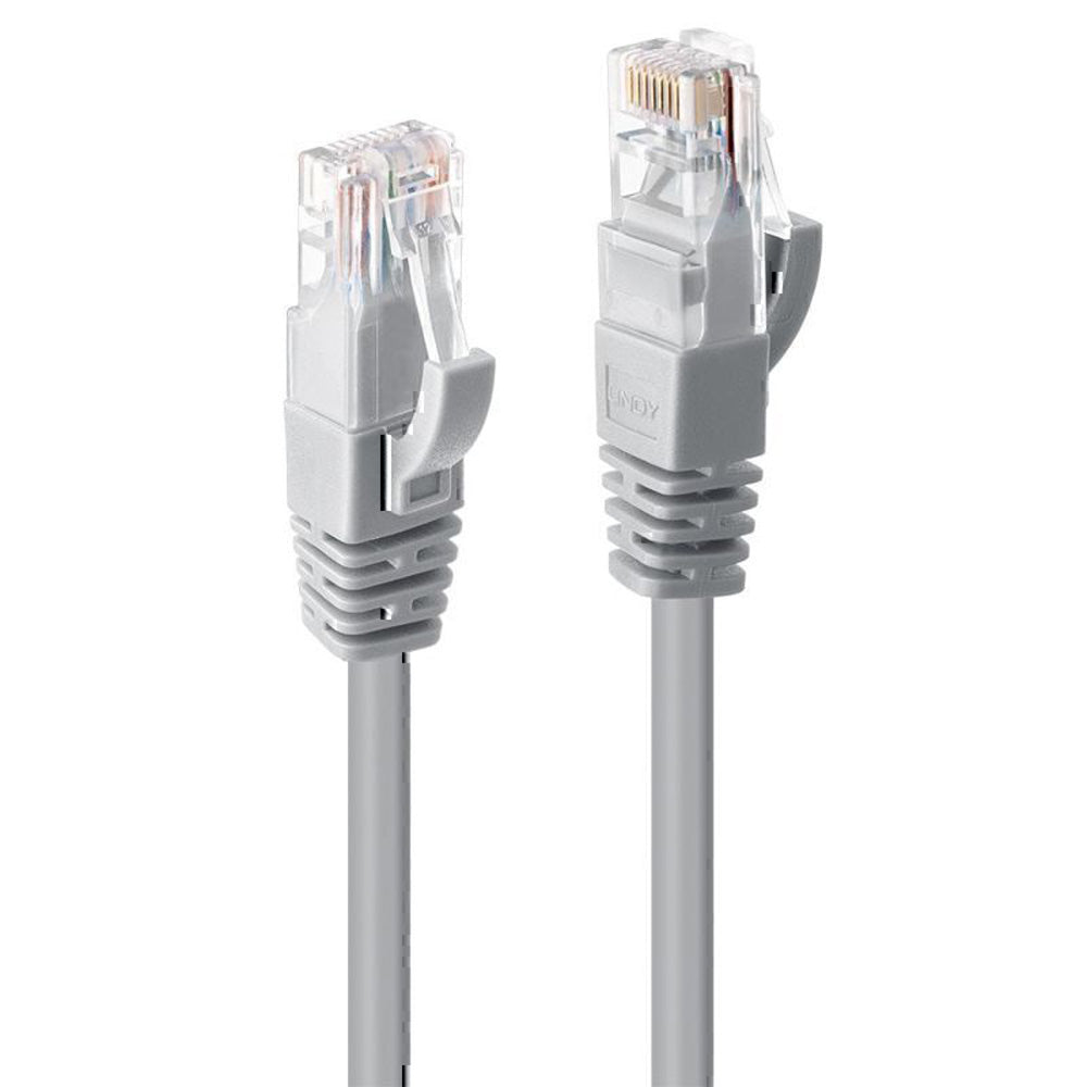 Lindy Cat6 U/UTP Gigabit Retwork Cable (Gray)