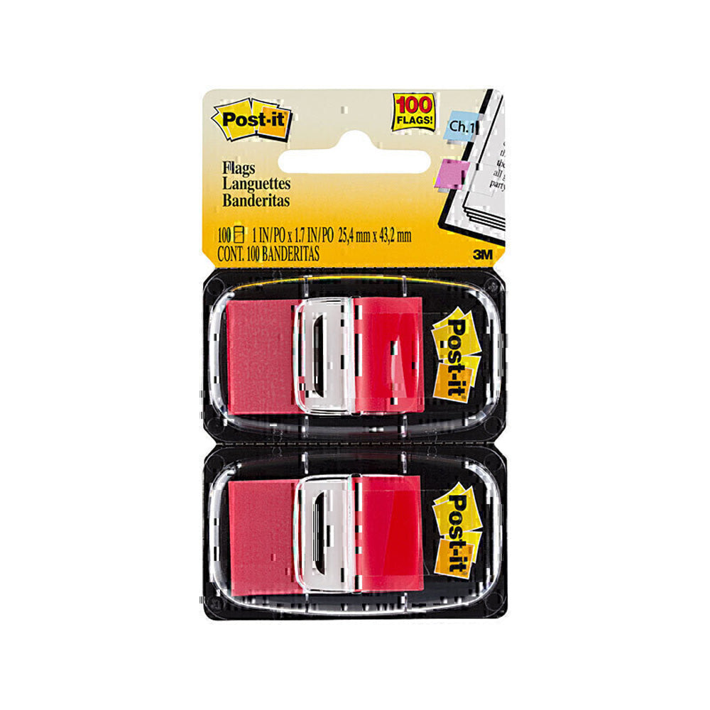 Post-it 2-pacote 25x43mm sinalizadores (caixa de 6)