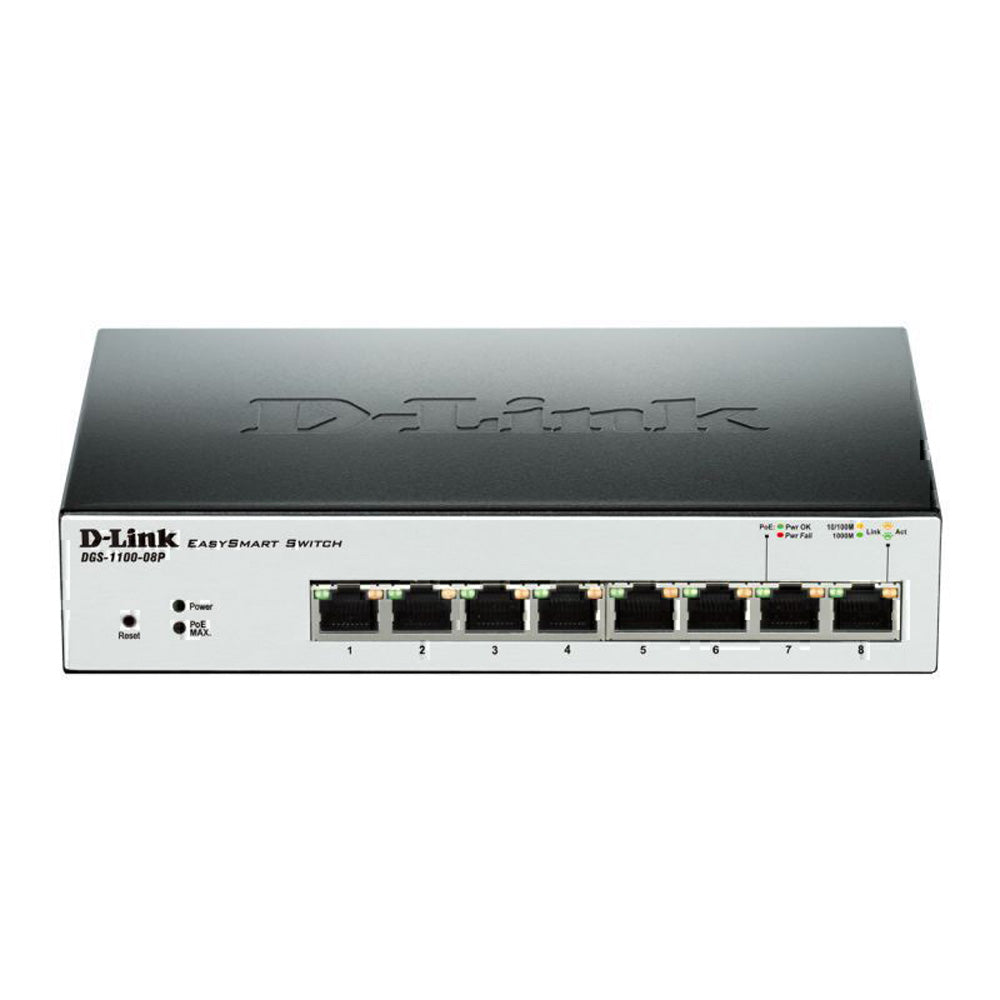 D-Link a 8 porte Gigabit Smart Managed Poe Switch