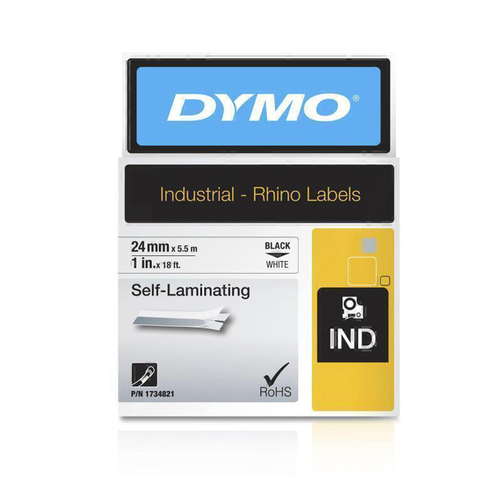 Dymo Industrial Rhino Labels 24mm (hvit)