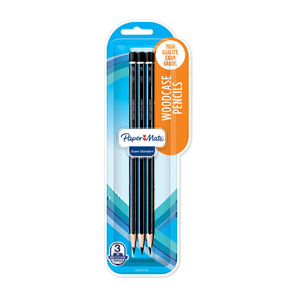 Paper Mate Woodcase Pencil Tri-Pack (Box of 12)