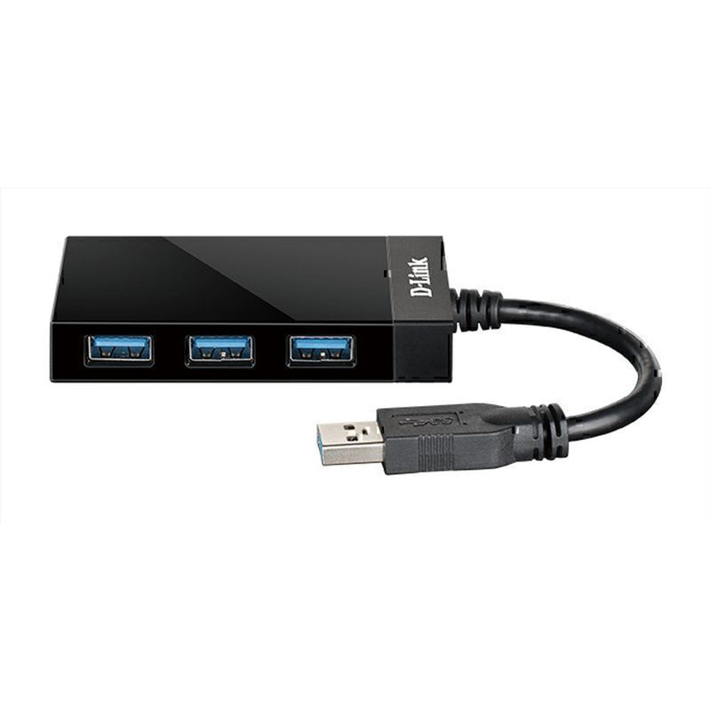 D-Link 4-Port SuperSpeed USB 3.0 Portable Hub