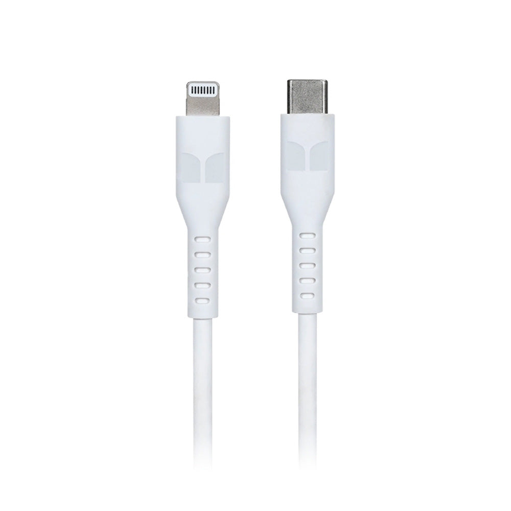 Monster lyn til USB-C kabel 2m (hvit)