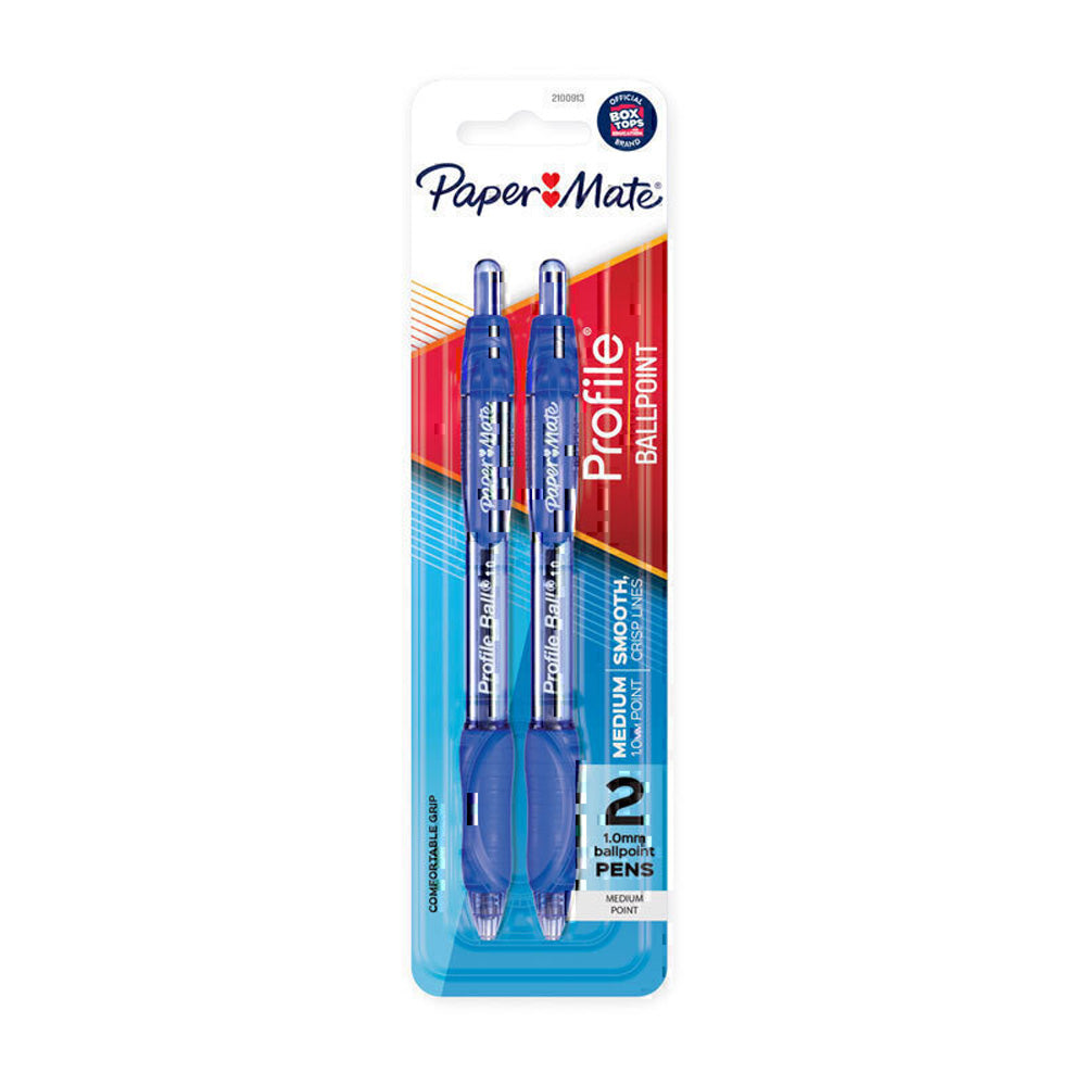 Profil PM Profil rétractable Ballpen 1,0 mm 2pk (boîte de 6)