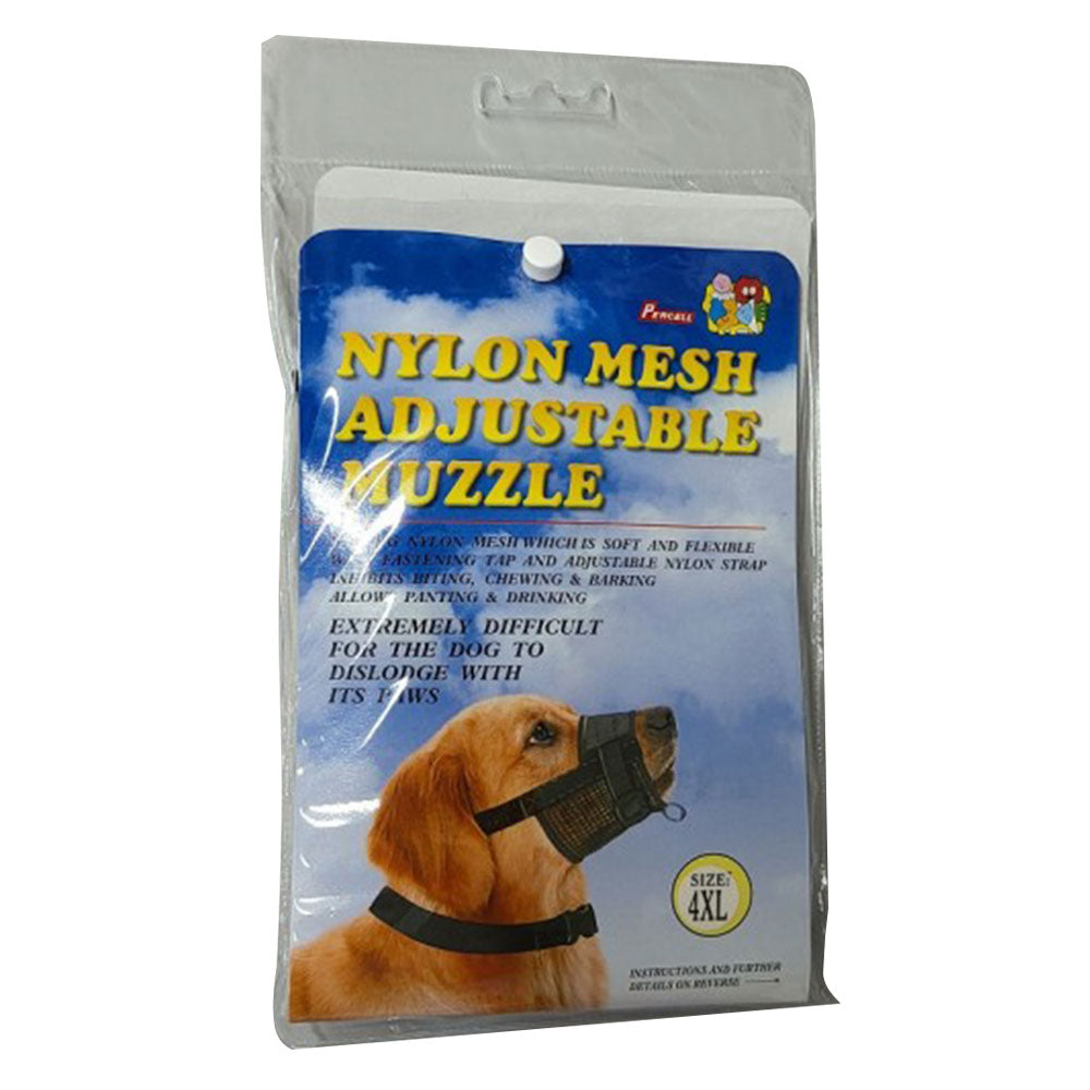 Percell verstelbare nylon mesh honden snuit