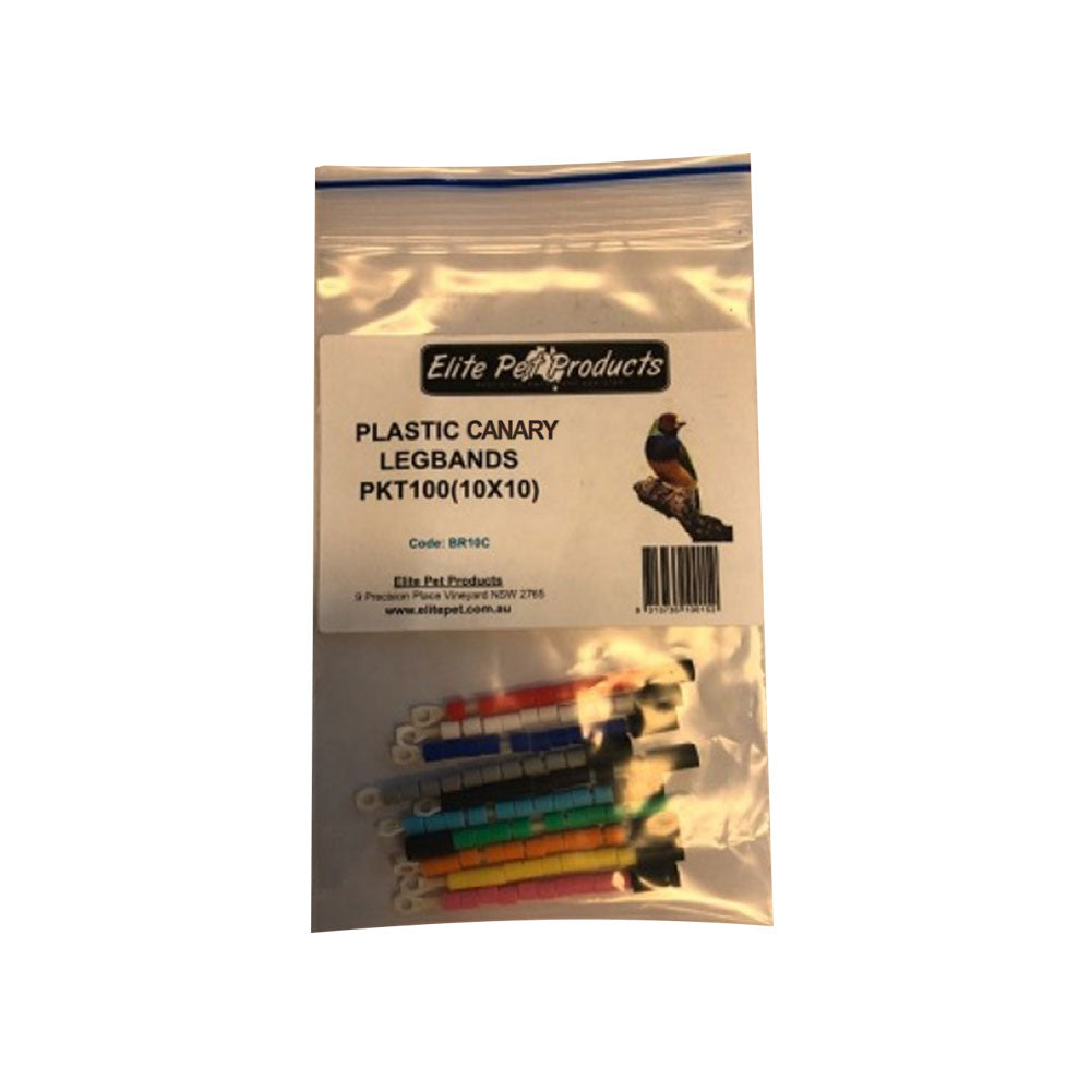 Elite Pet Plastic Ben Ring 100pk