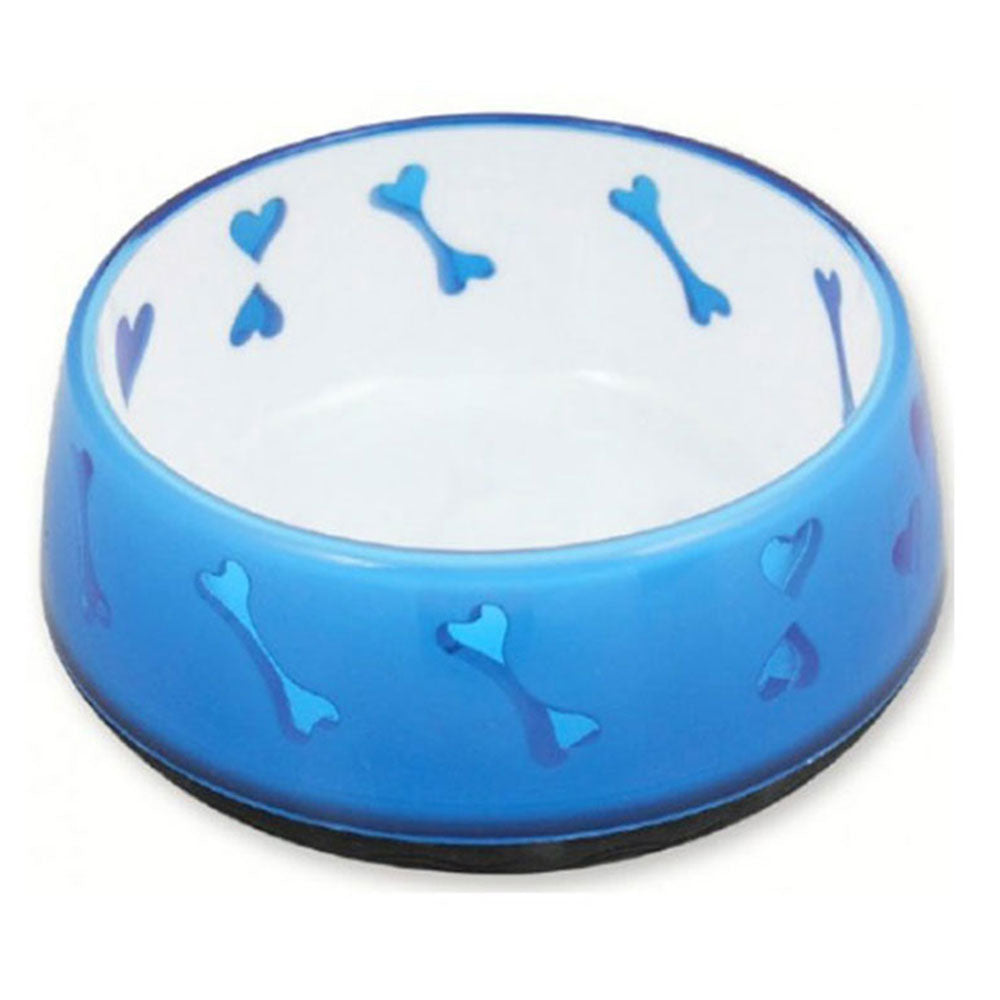 Pawise Lifestyle Dog Love Bowl (azul)