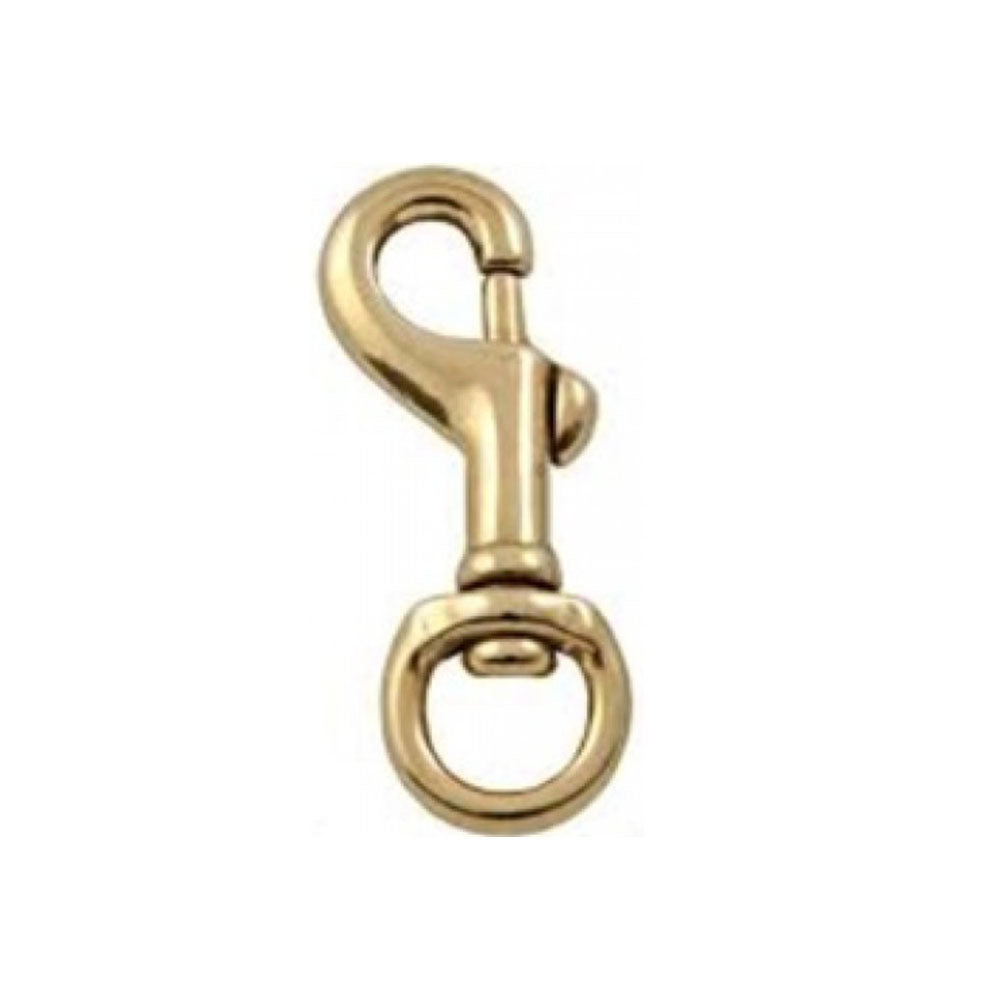 Brass Round Eye Snap Hook