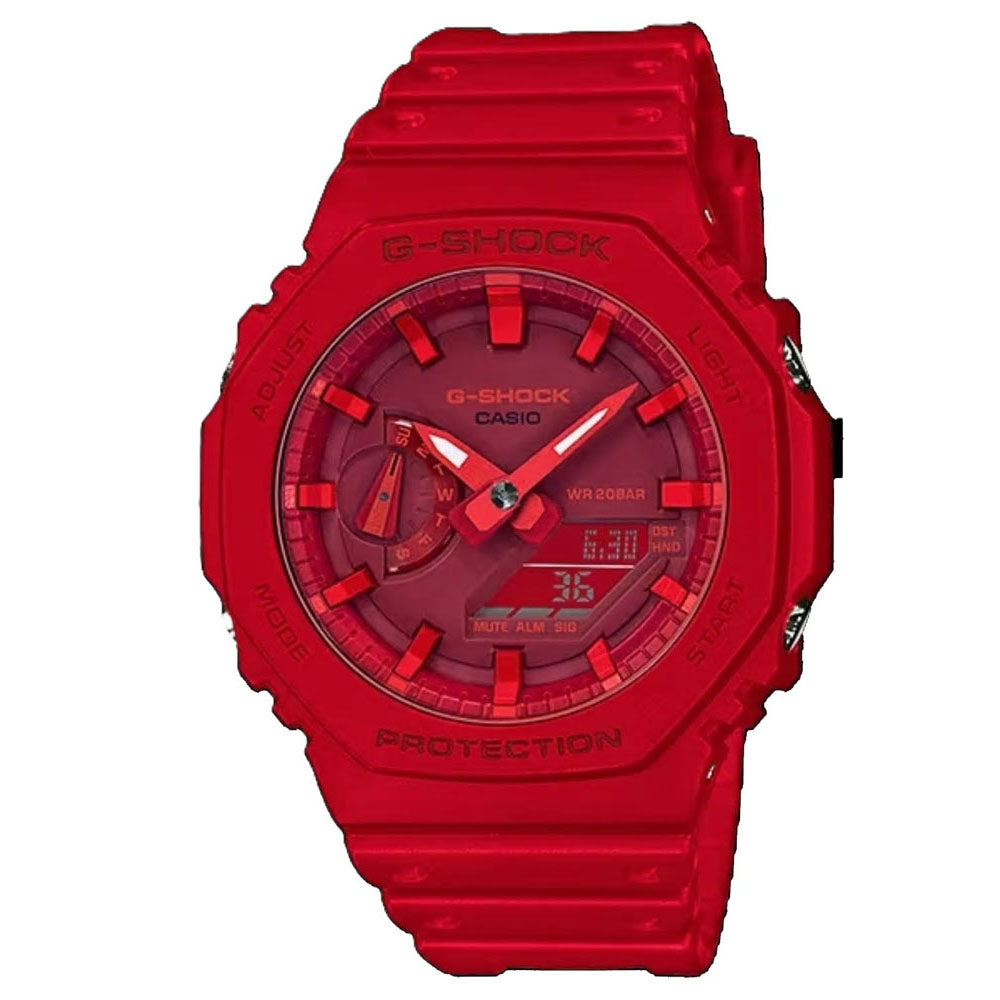 Casio G-Shock Full Red Carbon Core GA2100-4A Watch (Red)