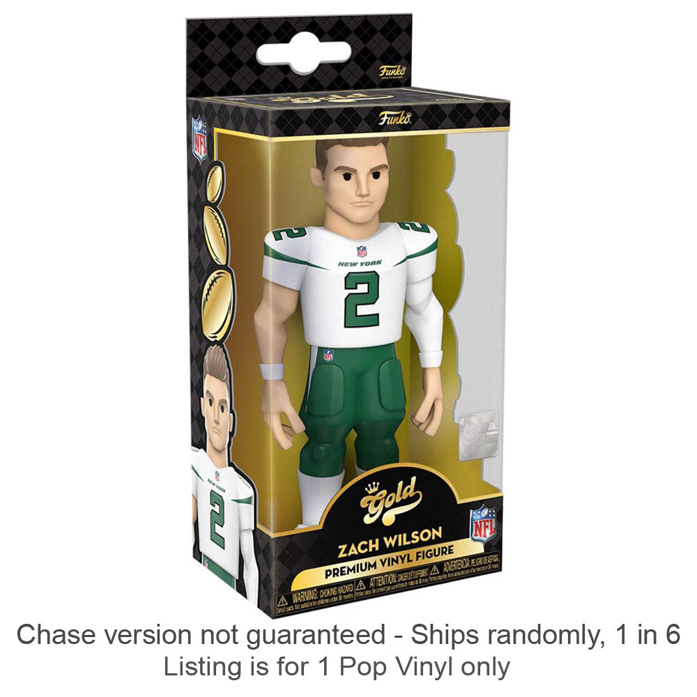 NFL: NY Jets Zach Wilson Vinyl Gold Chase Stathips 1 w 6