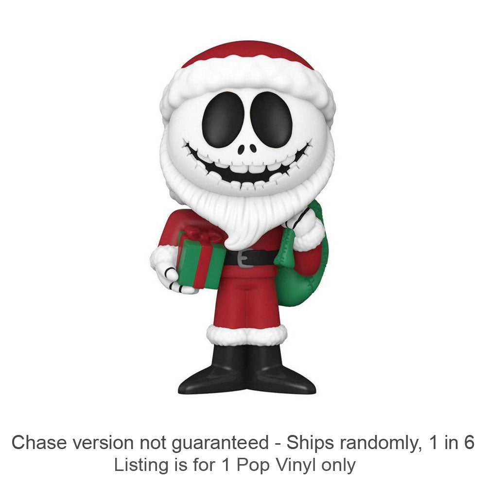 TNBC Santa Jack Skellington Vinyl Soda Chase Ships 1 in 6