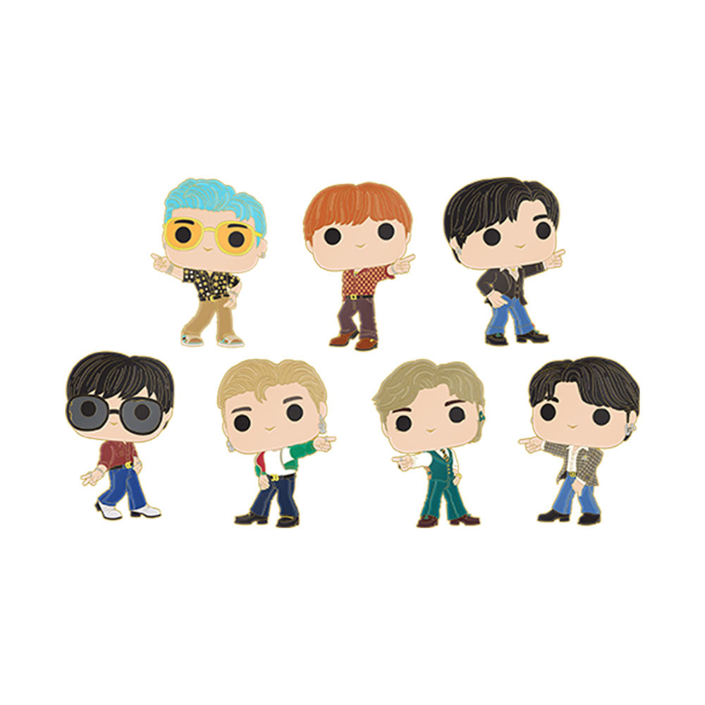 BTS Band Members Enamel Pin 7-Pack