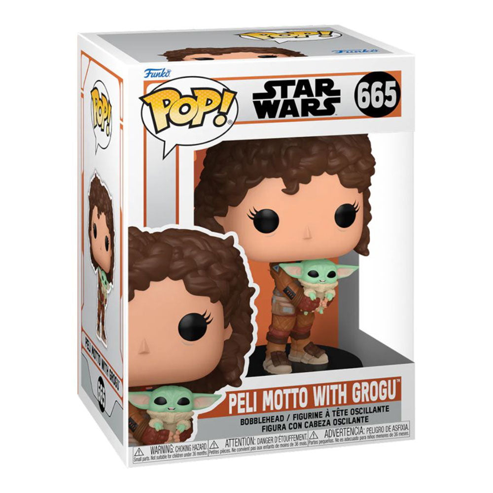 Star Wars: Mandalorian Peli Motto & Grogu Pop! Vinyl