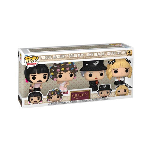 Queen I Want to Break Free Music Video Pop! Vinyl 4-Pack