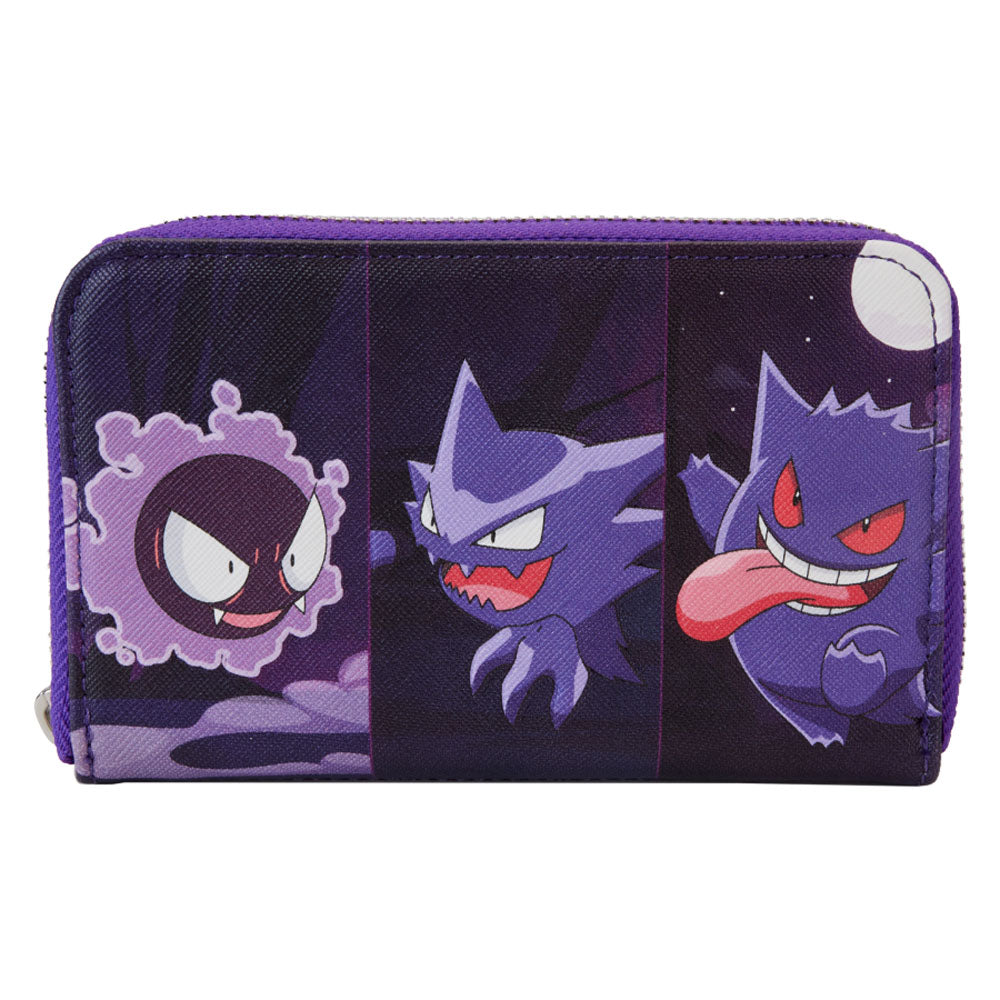 Pokemon Gengar Evolution Zip Around Wallet