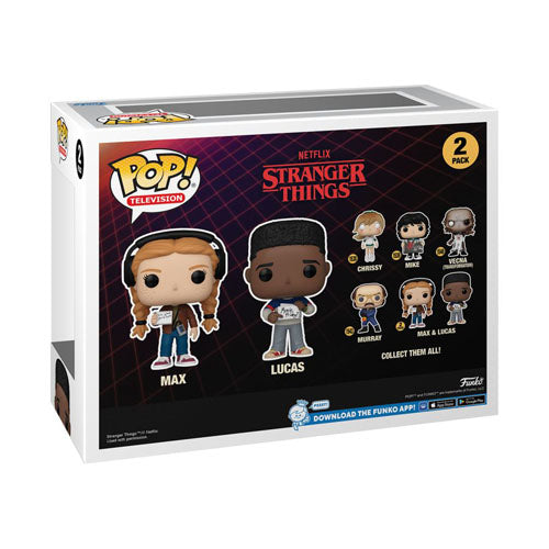 Stranger Things Max & Lucas Pop! 2-Pack