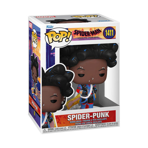 Spider-Man Across the Spider-Verse Spider-Punk Unmasked Pop!