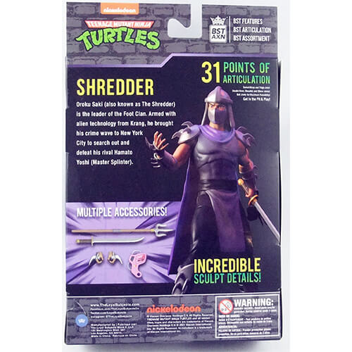 TMNT Shredder 5 "BST AXN Figur