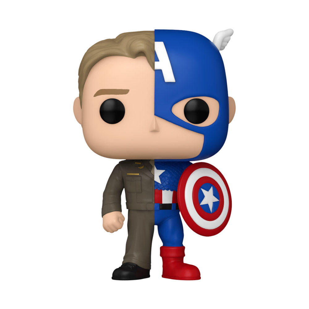 Marvel Comics Captain America/Steve Rogers: Split Pop! Vinyl