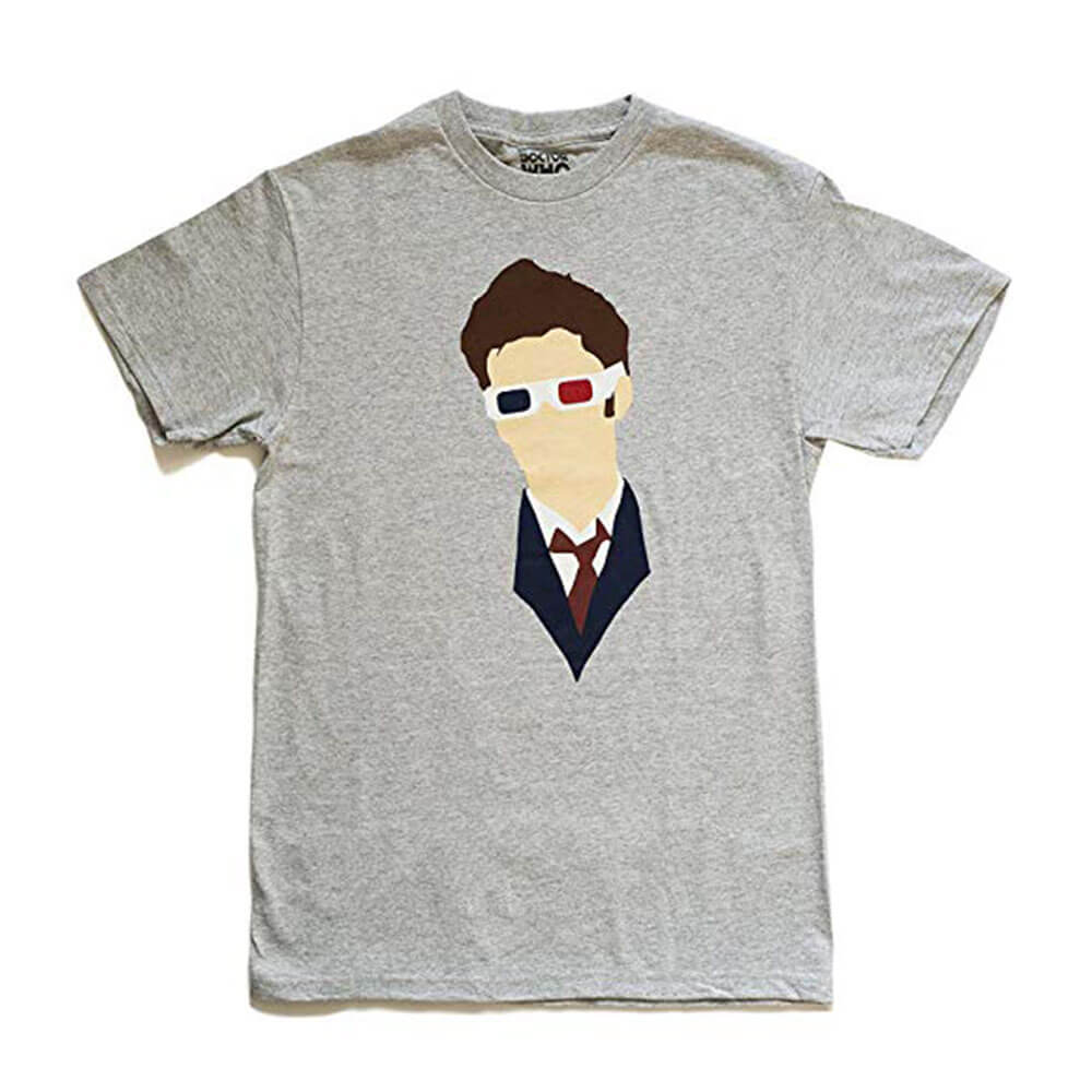 Doctor Who David Tennant Vector Head Camiseta