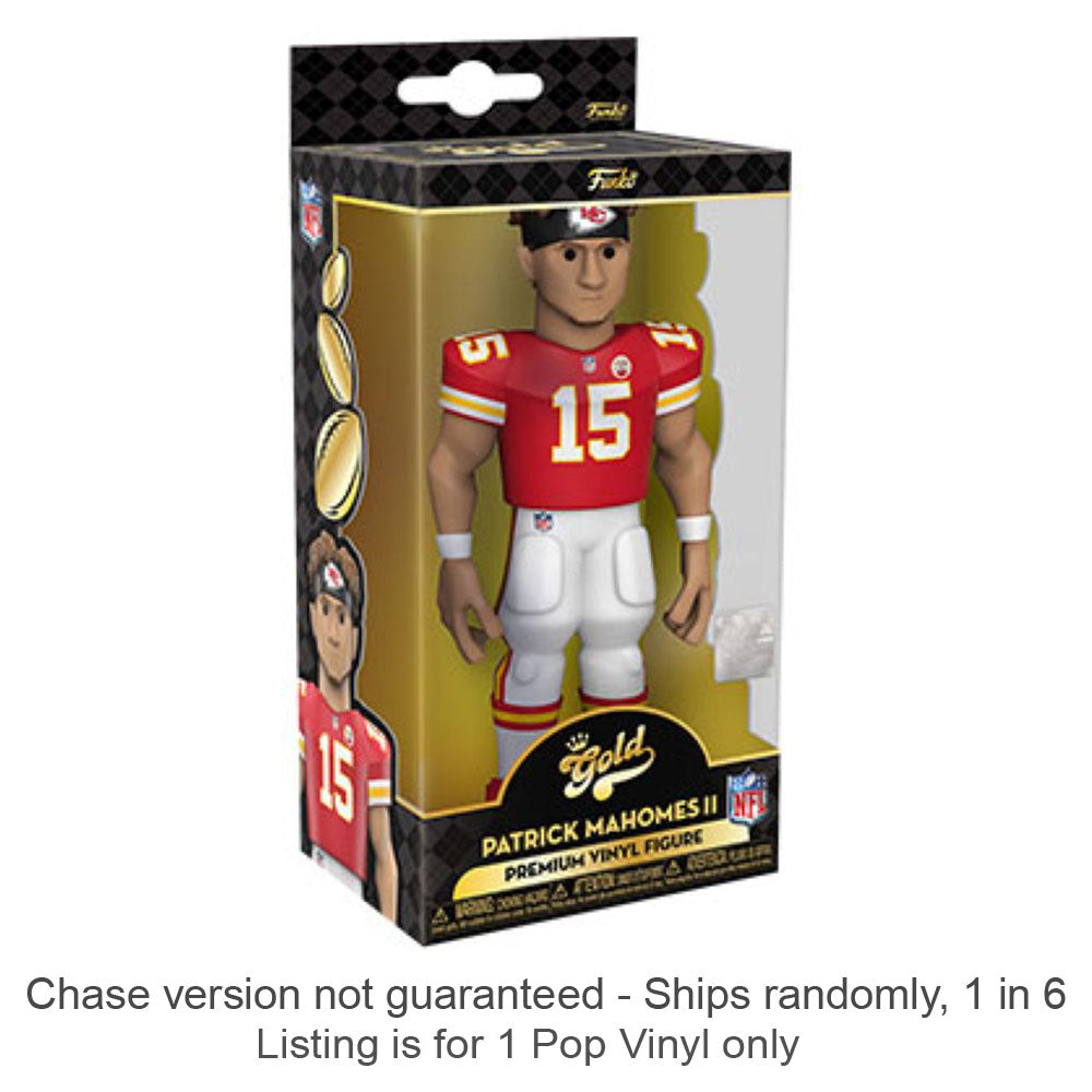 NFL Patrick Mahomes Vinyl Gold Chase Ships 1 en 6