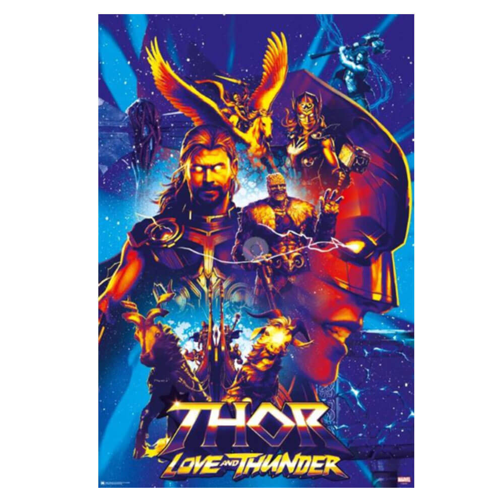 Thor: Plakat Love and Thunder (61x91,5 cm)