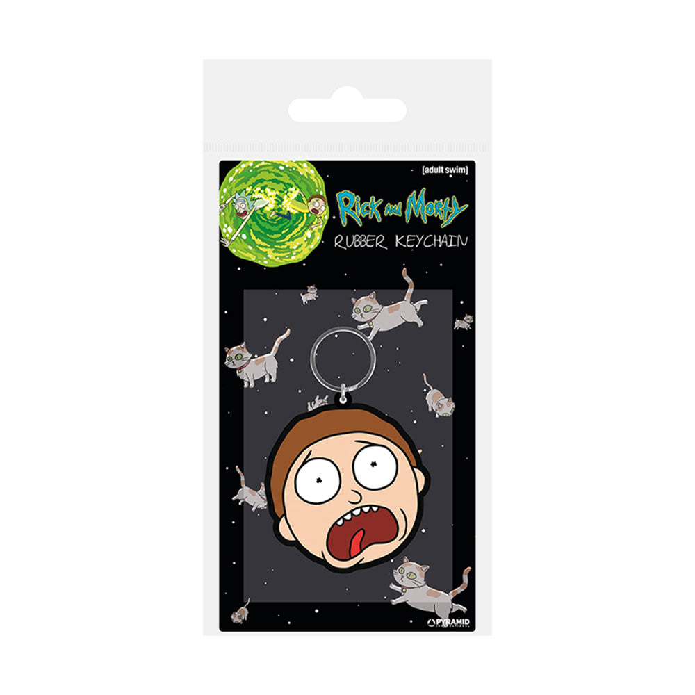 Rick und Morty Schlüsselanhänger aus Gummi