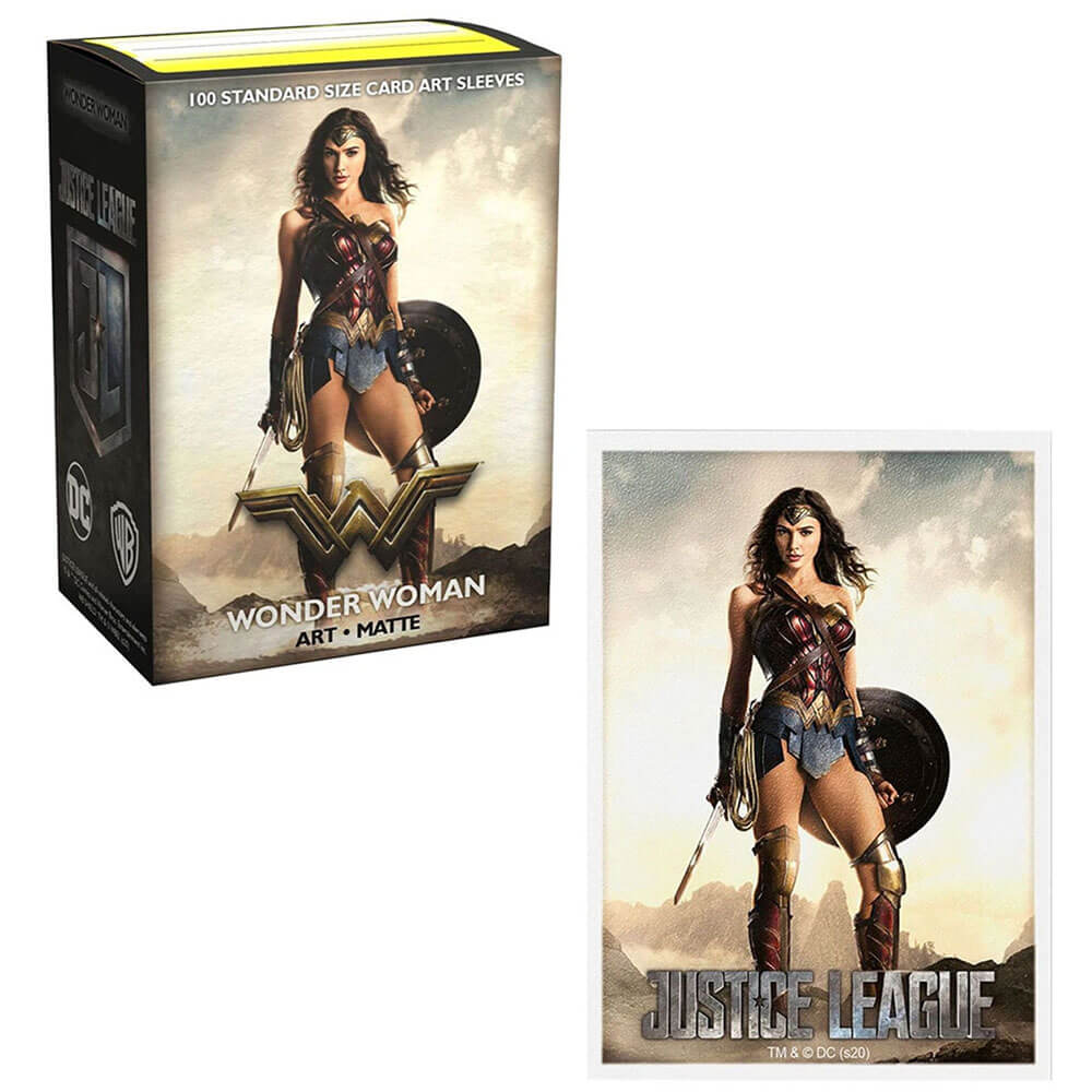 Justice League Card Sleeves Box på 100