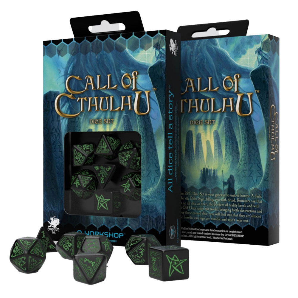 Q CHAMADA DE OFORSO DE CTHULHU DICE SET 7PCS