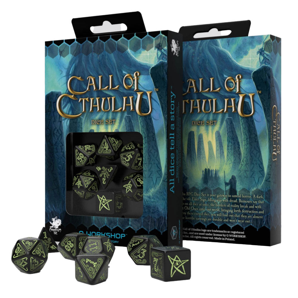 Q CHAMADA DE OFORSO DE CTHULHU DICE SET 7PCS