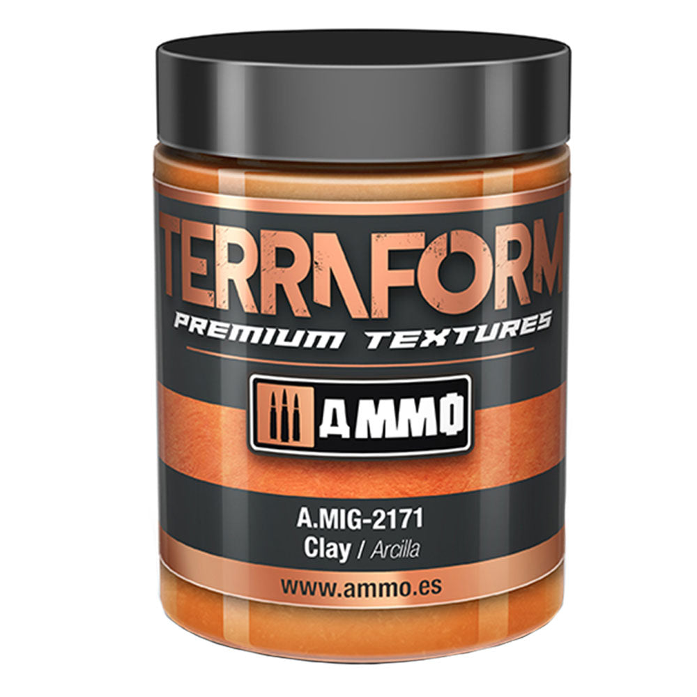 Mig Premium Texture Terraform 100mlによる弾薬