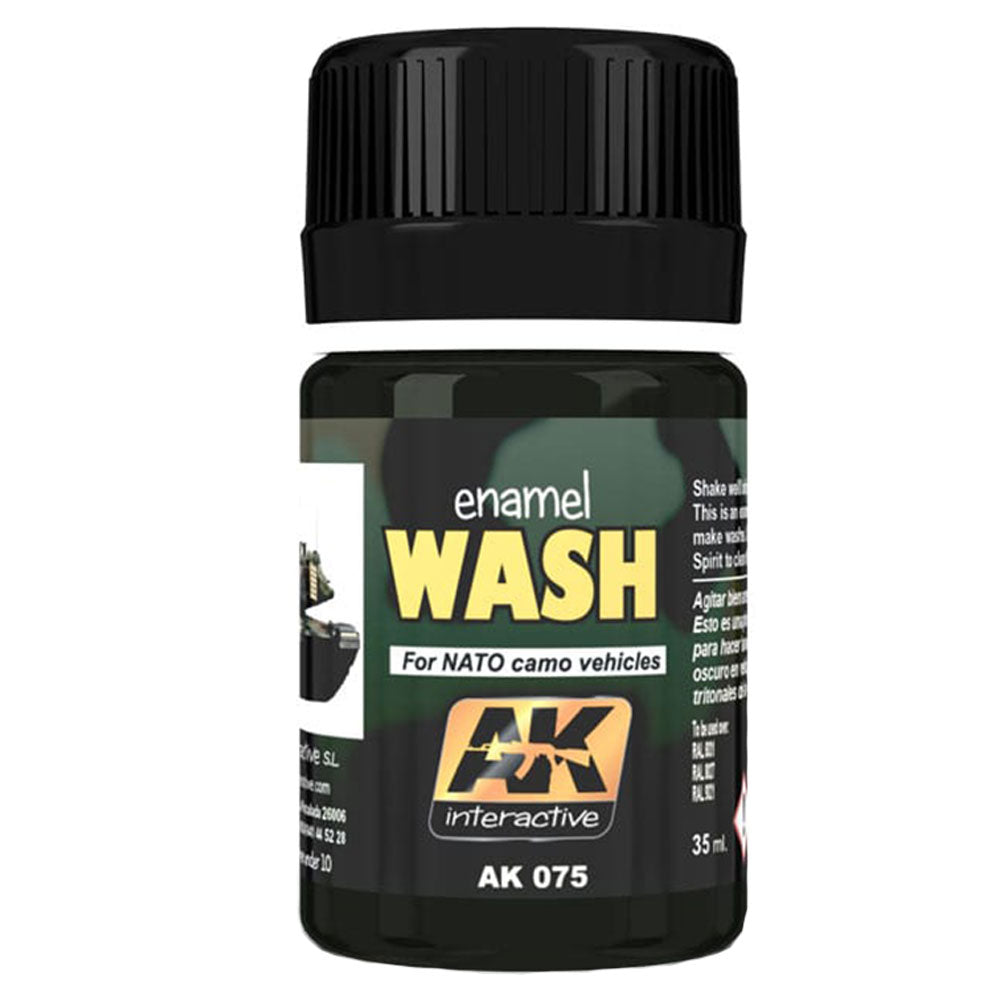 AK Interactive Enamel Wash Modelling Kit 35mL