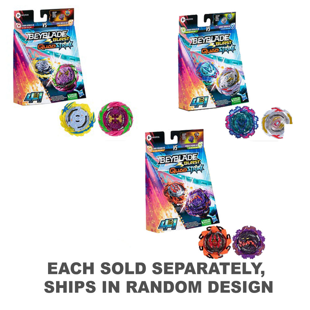 Beyblade QuadStrike Dual Pack (1pc Random Style)