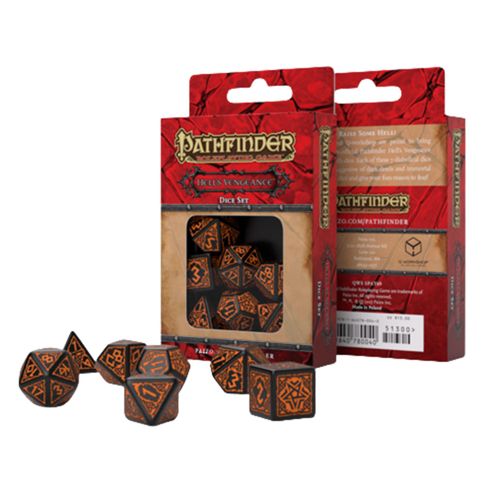 Q Workshop Pathfinder Dice (Set of 7)