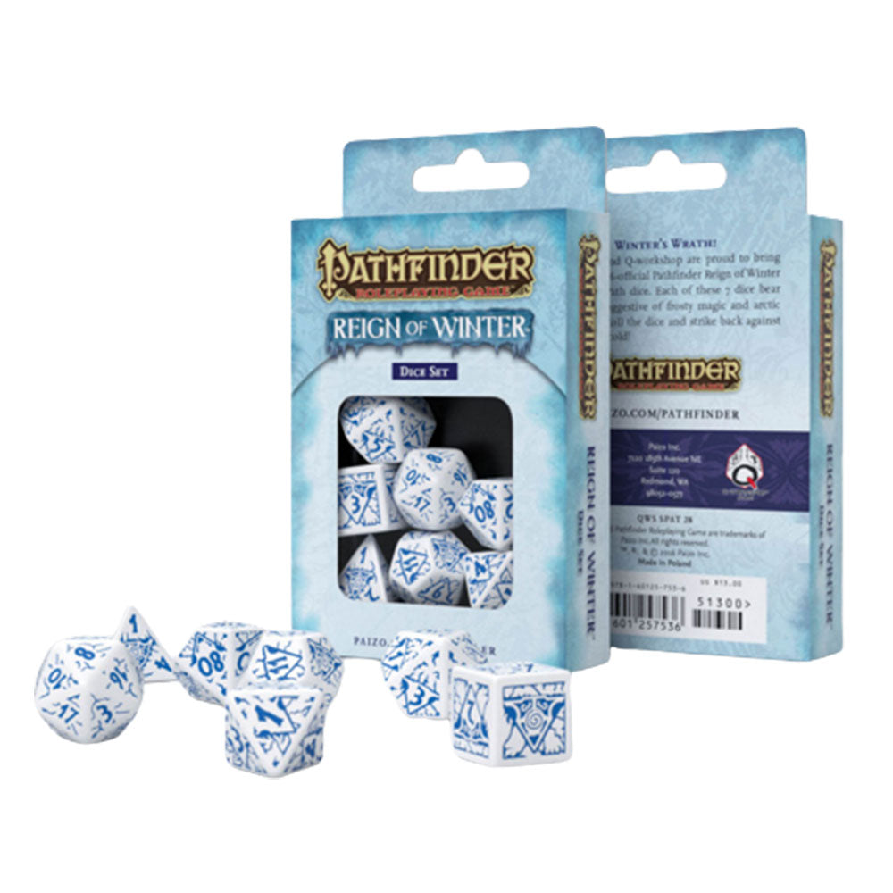 Q Workshop Pathfinder Dice (conjunto de 7)